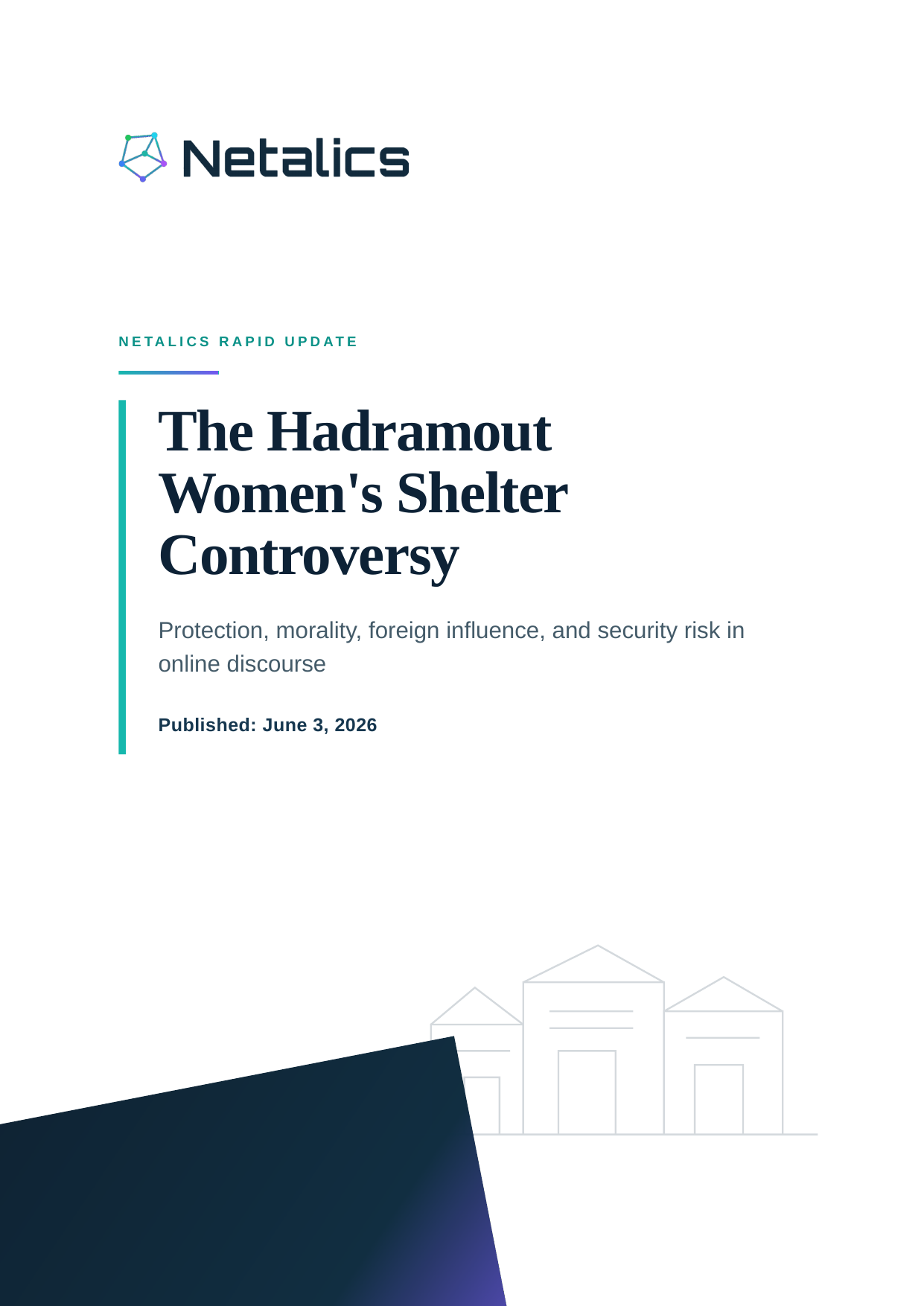 Cover page of The Hadramout Women's Shelter Controversy rapid update