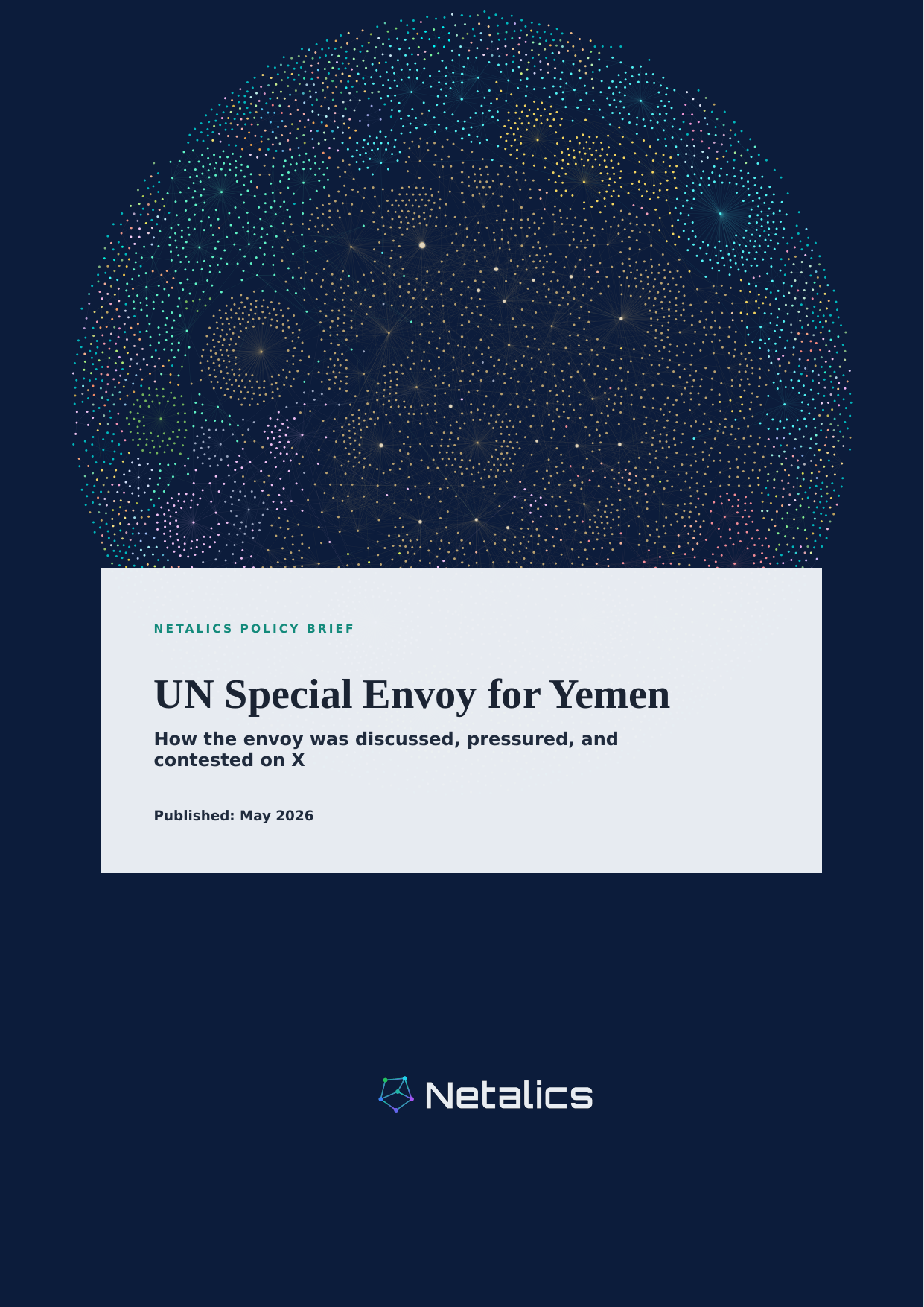 Cover page of UN Special Envoy for Yemen policy brief